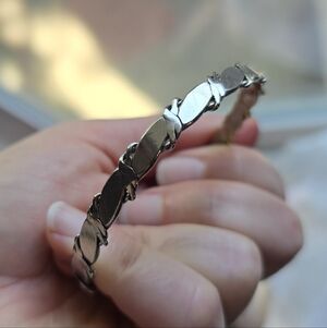 Taxco Silver Tone Bracelet